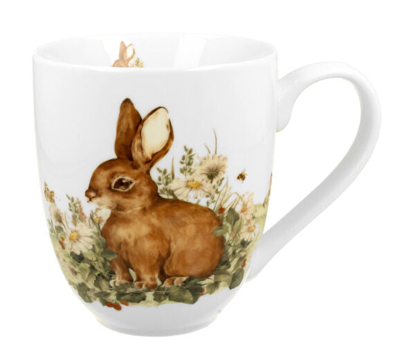 DUO ANIMALS XXL Becher 1000 ml HASE New Bone China Porzellan
