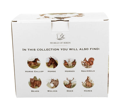 DUO ANIMALS XXL Becher 1000 ml PFERDE (Horses at Gallop) New Bone China Porzellan – Bild 6