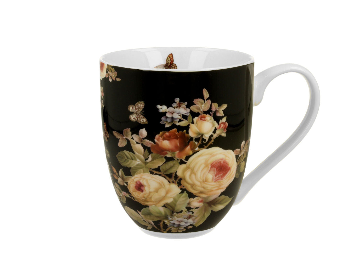 DUO FLOWERS CLASSIC XXL Becher 1000 ml WARDA New Bone China Porzellan – Bild 2