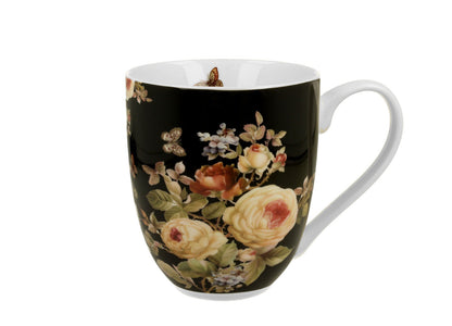DUO FLOWERS CLASSIC XXL Becher 1000 ml WARDA New Bone China Porzellan – Bild 2