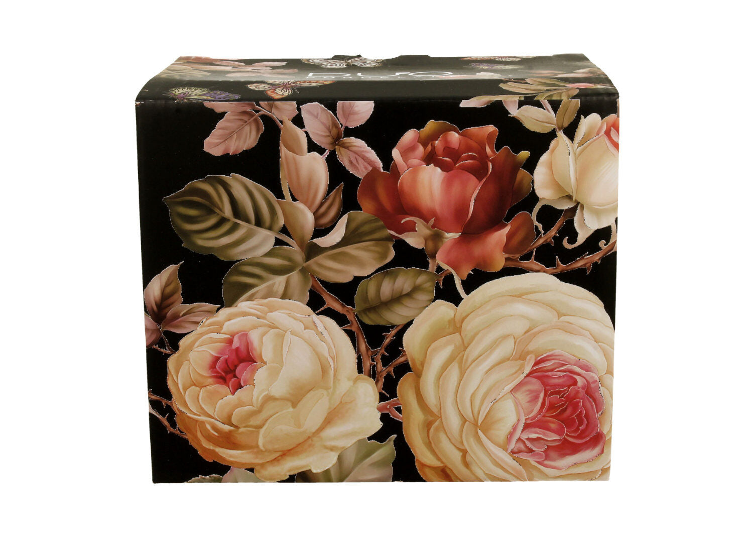 DUO FLOWERS CLASSIC XXL Becher 1000 ml WARDA New Bone China Porzellan – Bild 3