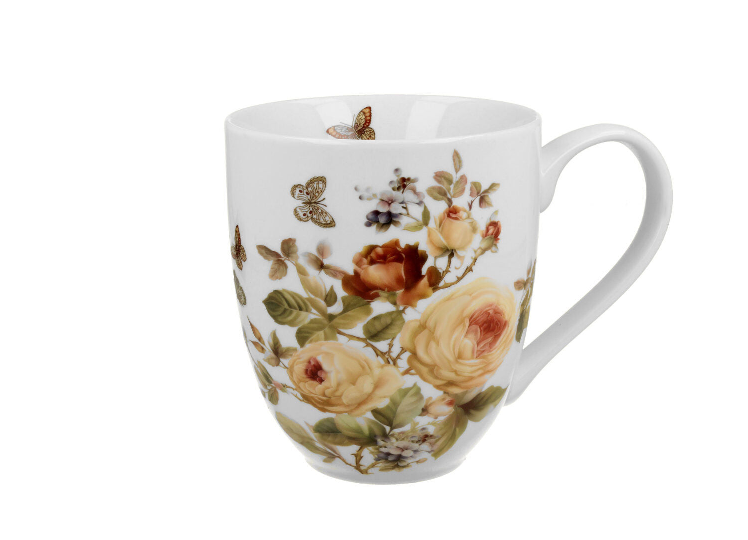 DUO Flowers Classic XXL Becher 1000 ml ZAHRA New Bone China Porzellan – Bild 2