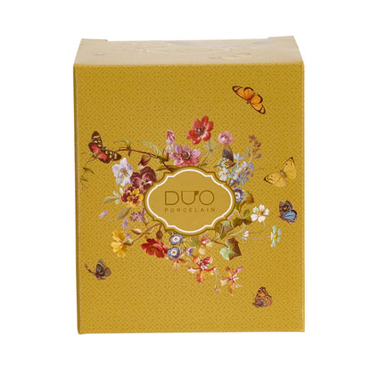 DUO Becher FLORAL RHAPSODY, 360 ml, mit Teesieb und Deckel, New Bone China Porzellan – Bild 5