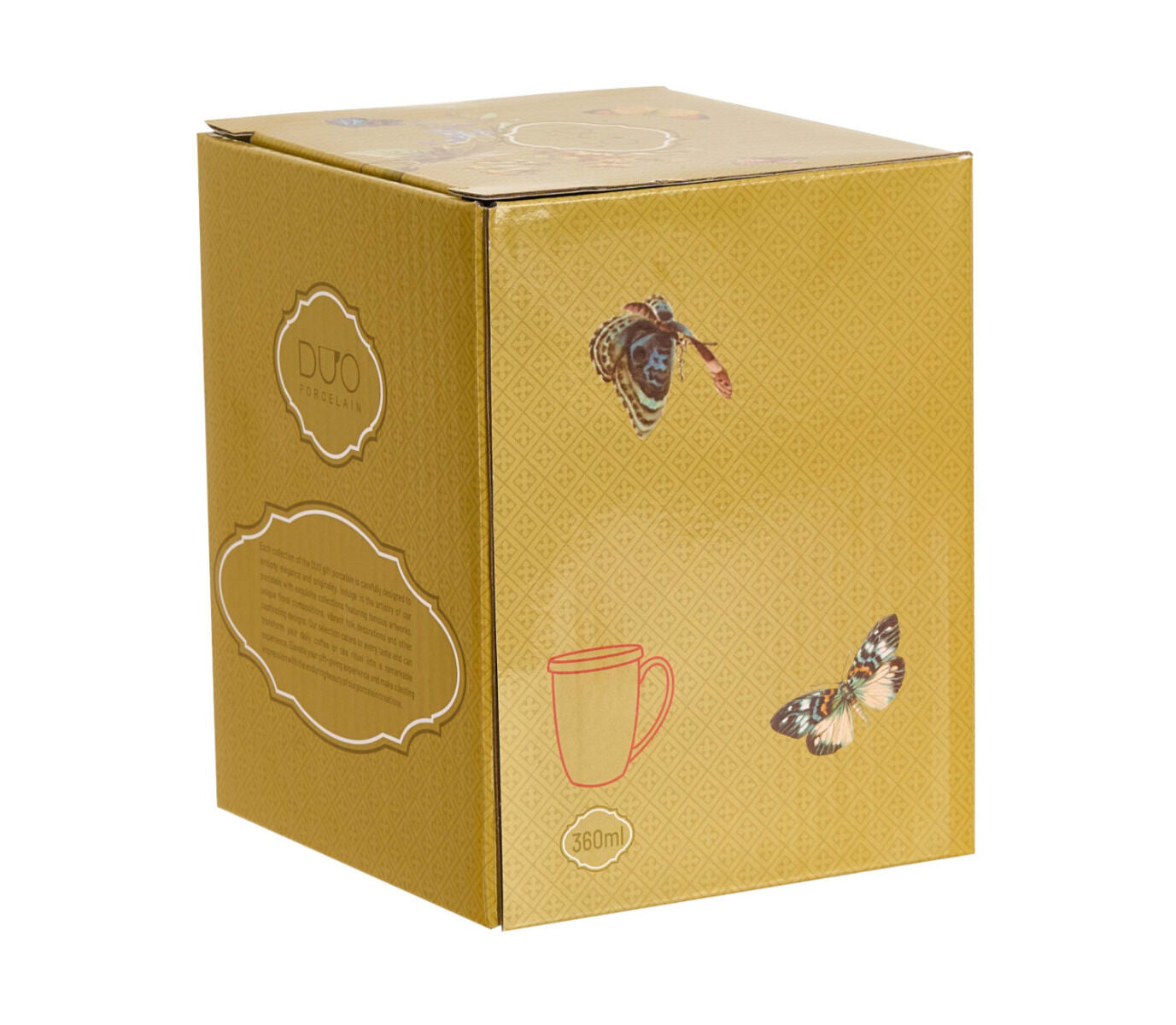 DUO Becher FLORAL RHAPSODY, 360 ml, mit Teesieb und Deckel, New Bone China Porzellan – Bild 7