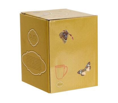 DUO Becher FLORAL RHAPSODY, 360 ml, mit Teesieb und Deckel, New Bone China Porzellan – Bild 7