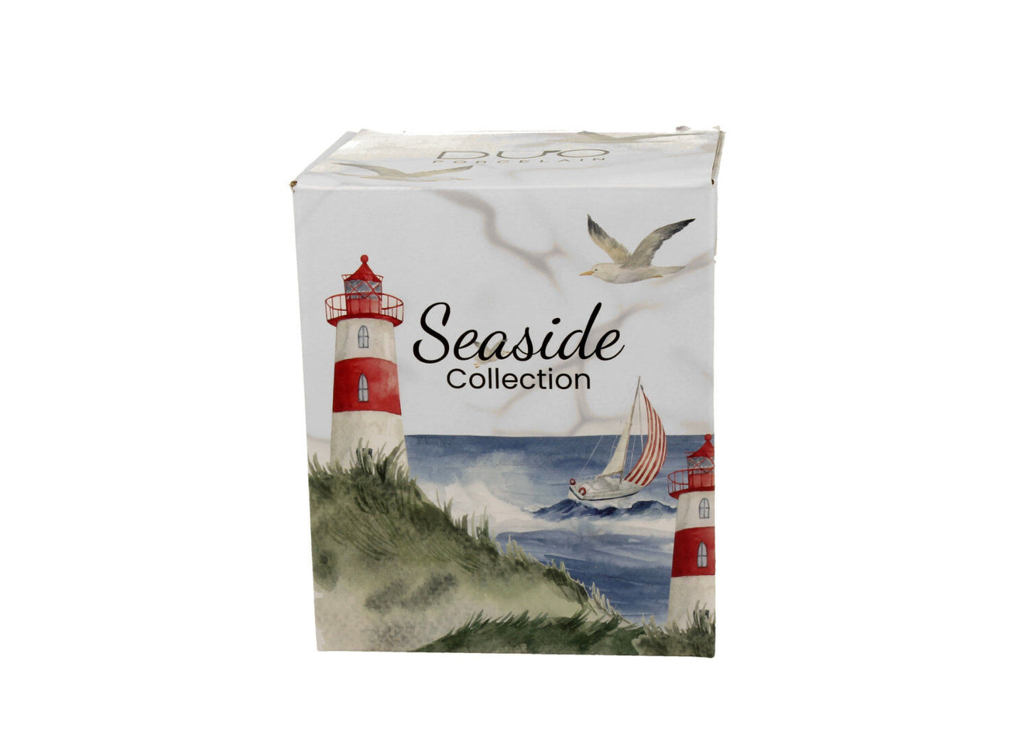 DUO Seaside Becher 360 ml LIGHTHOUSE (Leuchtturm) mit Teesieb, New Bone China Porzellan – Bild 4