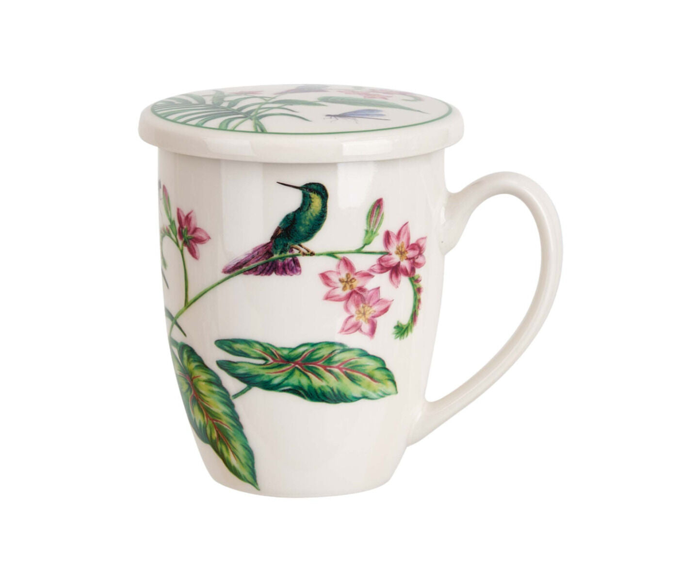 DUO Becher SOUND OF PARADISE, 360 ml, mit Teesieb und Deckel, New Bone China Porzellan – Bild 2