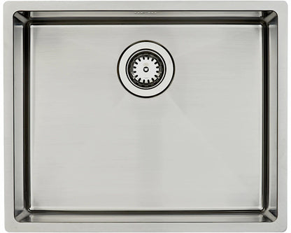 Lavabo KUBUS 500 soft Edelstahlspüle mit Raumsparventil / Ausschnittmaße: 515 x 415 / Spüle / Lavabo / Designspüle