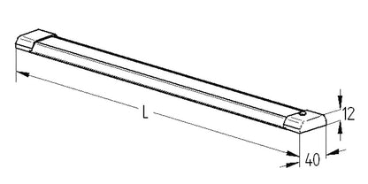 THEBO LED 401 Edelstahl- oder Alufarben - 4000 K – Bild 2