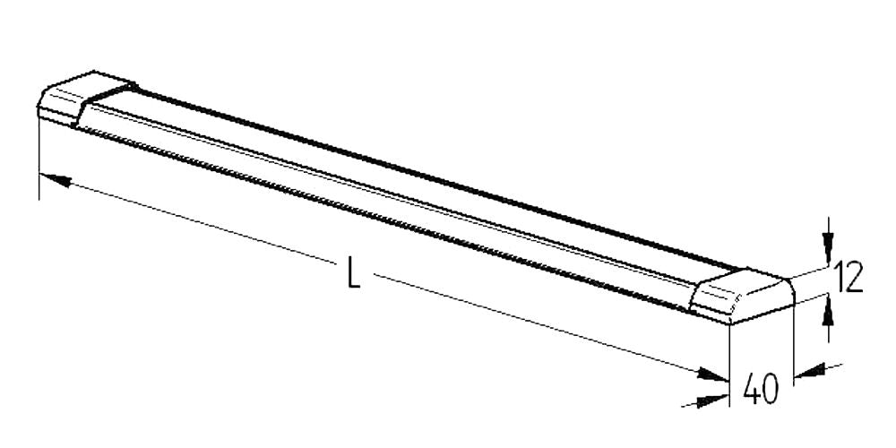 THEBO LED 401W Edelstahl- oder Alufarben mit 3000-5000 K – Bild 2