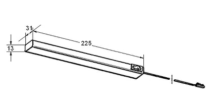 THEBO LED 50 Unterbauleuchte in 3000 oder 4000 Kelvin / Unterbauleuchten / Oberschrankleuchten