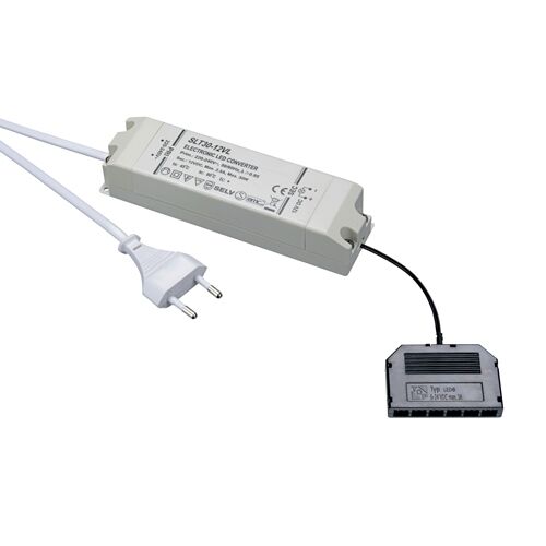 LED Netzteil 30 Watt mit 6-Fach LED Verteiler / Netzteil / Trafo / LED Trafo