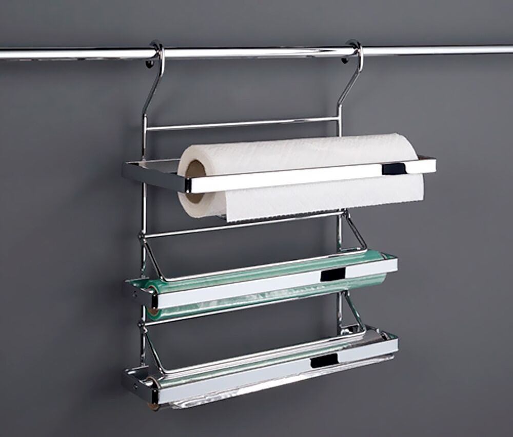 LINERO K 16 Rollenhalter mit Abrisskante für Relingsystem, 3-fach / Folienhalter – Bild 2
