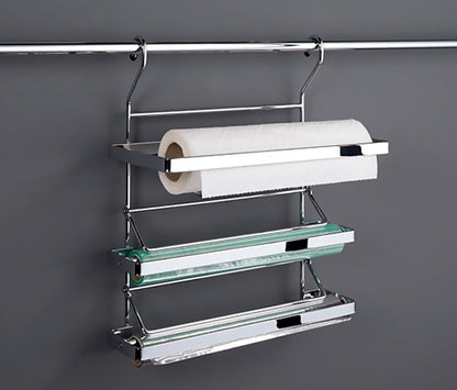 LINERO K 16 Rollenhalter mit Abrisskante für Relingsystem, 3-fach / Folienhalter