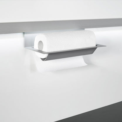 Linero MosaiQ Papierrollenhalter 350 x 155 x 120 mm Titan grau / Relingsystem / Kesseböhmer