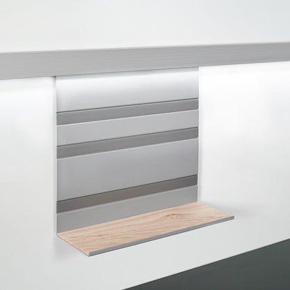 Linero MosaiQ Deko Einleger 350 x 106,5 x 4 mm Eiche / Relingsystem / Kesseböhmer – Bild 2