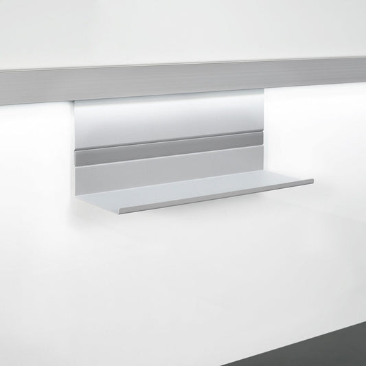 Linero MosaiQ Universalablage H 140 mm ohne Rahmen Titan grau / Relingsystem / Kesseböhmer