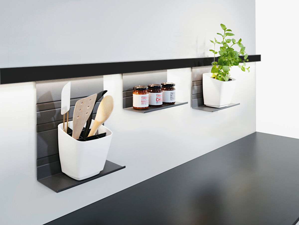 Linero MosaiQ Profilleisten Set in schwarz matt / Reling Aluprofil / Relingsystem / Kesseböhmer – Bild 4