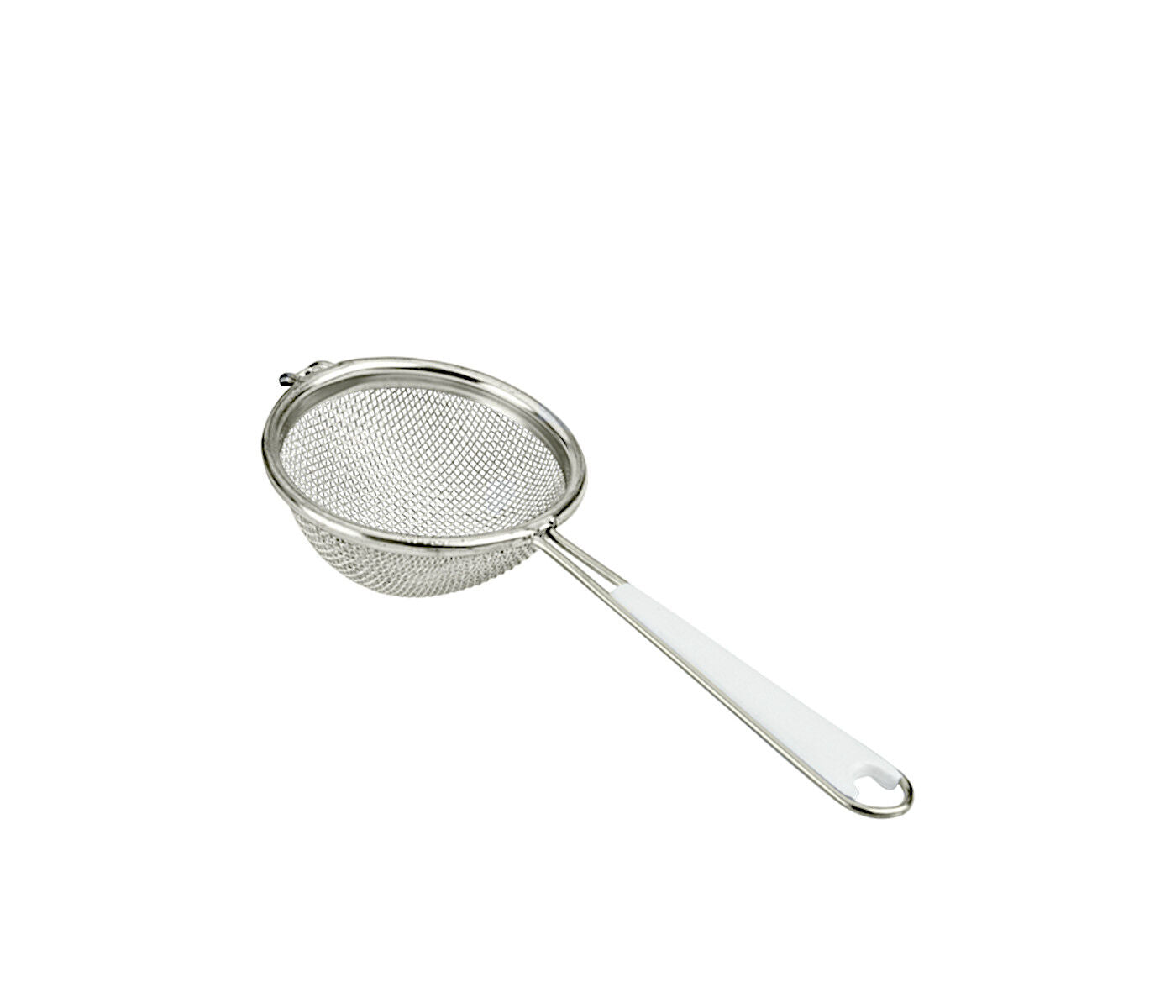 METALTEX Sieb fein, 10 cm, Drahtgriff mit Kunststoffeinlage, verzinnt