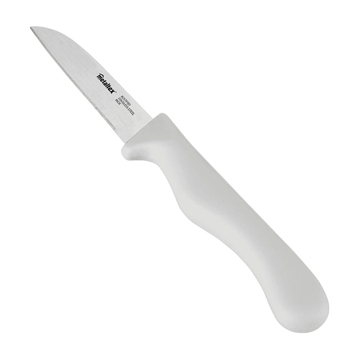 METALTEX Basic Gemüsemesser 18 cm - Weiß / CHROMOTHERAPY