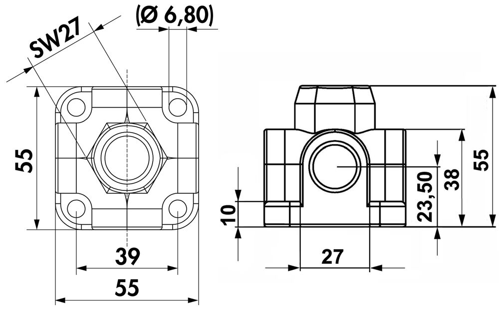 WATER BOX Verteilerblock zum Anschluss mehrerer Wasserverbraucher / Wasserverteiler / Anschluss-Box – Bild 2