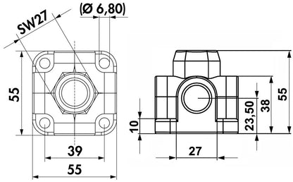 WATER BOX Verteilerblock zum Anschluss mehrerer Wasserverbraucher / Wasserverteiler / Anschluss-Box – Bild 2