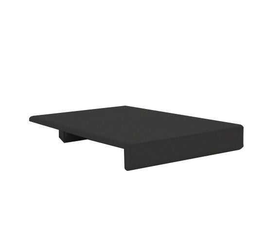 Linero MosaiQ Endkappe rechts in schwarz matt für Profilleiste / Relingsystem / Kesseböhmer