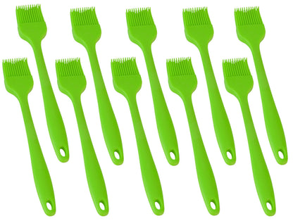 10er SET METALTEX 242538008 Silikon Backpinsel 21 cm in GRÜN / CHROMOTHERAPY