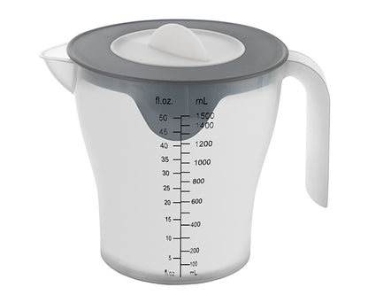 METALTEX Rührbecher 1,5 l mit Deckel und Anti-Rutsch-Boden