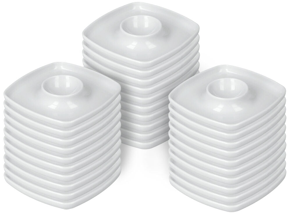 10er SET Metaltex 252921000 Eierbecher quadratisch aus Kunststoff zu je 3 Stk. / Frühstückszubehör