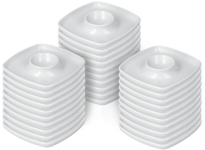 10er SET Metaltex 252921000 Eierbecher quadratisch aus Kunststoff zu je 3 Stk. / Frühstückszubehör