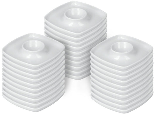10er SET Metaltex 252921000 Eierbecher quadratisch aus Kunststoff zu je 3 Stk. / Frühstückszubehör