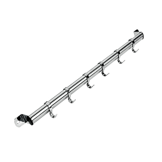 METALTEX Hängeleiste VICTORIA Inox mit 6 Haken / Relingleiste