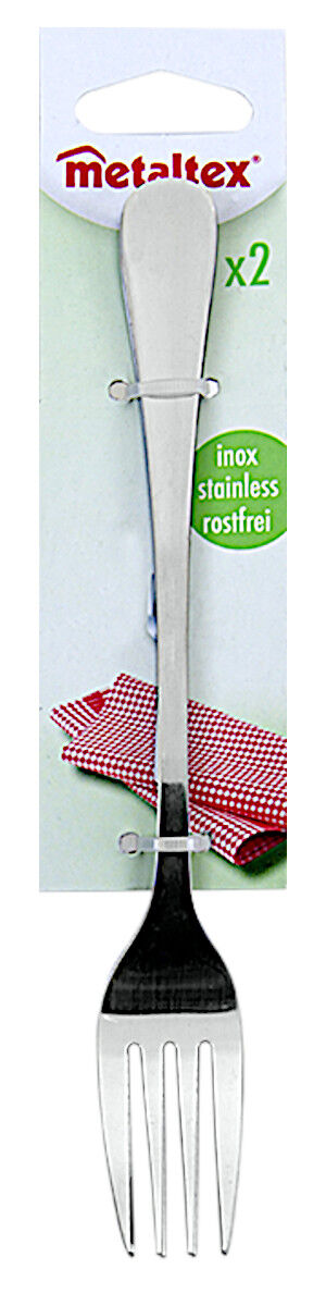 Metaltex 19,5 cm Gabel 259900010 im 2er Set, Inox