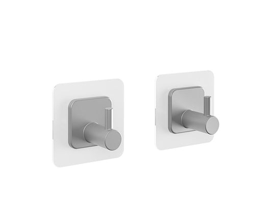 METALTEX U-Fix Hafthaken 2er Set Größe 3 x 3 cm