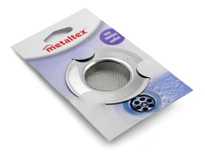 10er Set METALTEX 297575010 Haarfangsieb 7,5 cm INOX / Sieb / Abflusssieb / Haarsieb