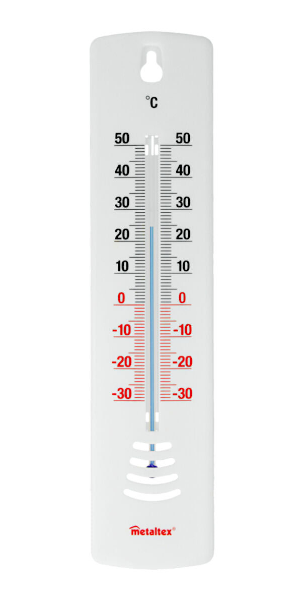 METALTEX TEMPUS Innen- und Aussenthermometer Quecksilberfrei mit Prismaglas