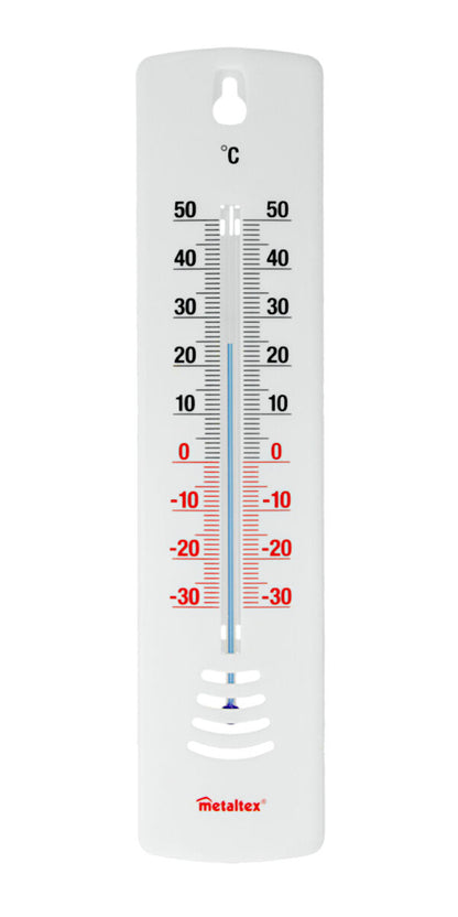 METALTEX TEMPUS Innen- und Aussenthermometer Quecksilberfrei mit Prismaglas