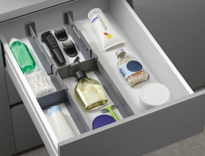 Metaltex Multi-Fit Schubladen-Organizer / Schubladenteiler