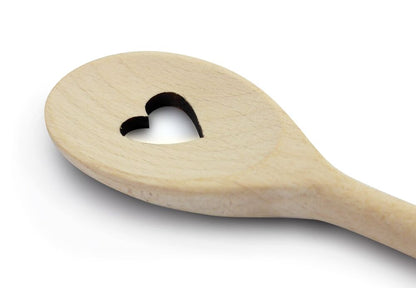 METALTEX 570300010 Kochlöffel HEART aus Buchenholz mit Herz-Ausschnitt / Backzubehör / Kochzubehör