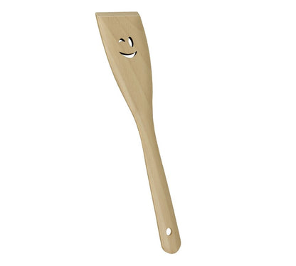 METALTEX 570306010 Pfannenwender SMILEY aus Buchenholz mit Smiley-Ausschnitt / Backzubehör / Kochzubehör