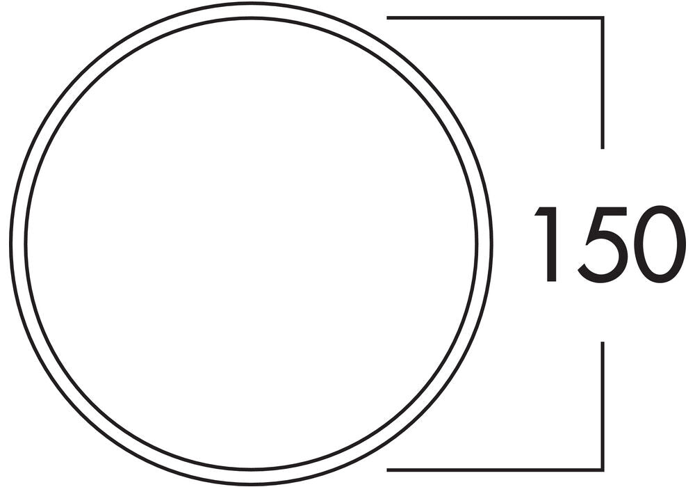 Mauerkasten KLIMA-E 150 mit Edelstahl-Außenjalousie mit Rückstauklappe / Compair flow (System Ø 150) – Bild 2