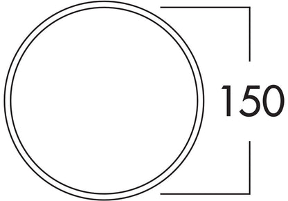 Mauerkasten KLIMA-E 150 mit Edelstahl-Außenjalousie mit Rückstauklappe / Compair flow (System Ø 150) – Bild 2