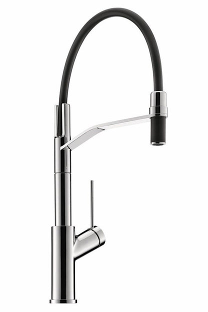 NABER Armatur Linea MIO 5 chrom, Hochdruck mit 1-Strahl-Handbrause / Küchenarmatur / Einhebelmischer