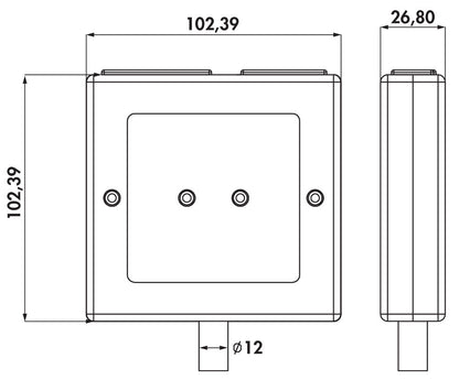 ENERGIE BOX mit je 2 Meter Kabellänge / Geräteanschluss-Verteiler / Power Splitter / Verteiler – Bild 2