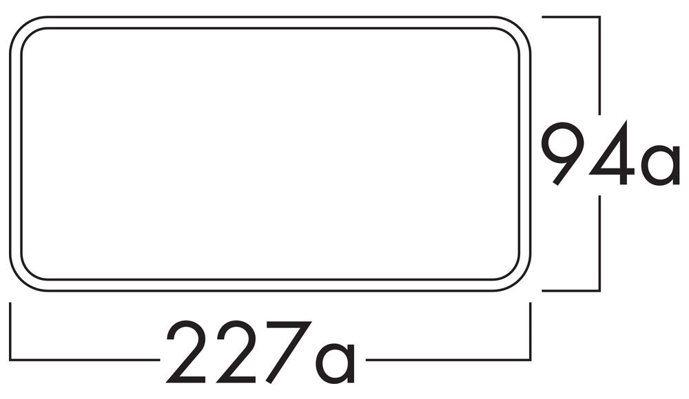 Mauerkasten KLIMA-E flow 150 mit Edelstahl-Außenjalousie mit Rückstauklappe / Rechteckaufnahme 227a x 94a mm / Compair… – Bild 2