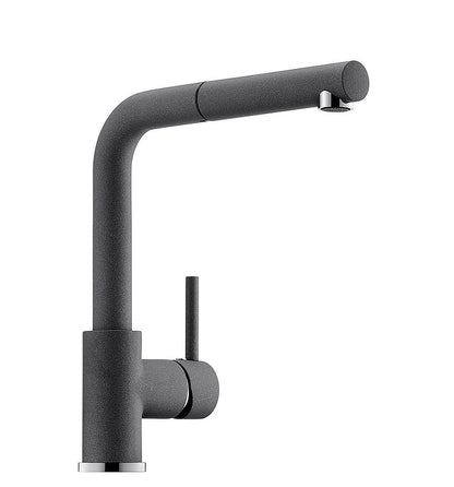 NABER Armatur GRAMIX 2 in METALLICO mit herausziehbarem Auslauf / Küchenarmatur / Einhebelmischer