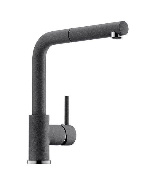 NABER Armatur GRAMIX 2 in METALLICO mit herausziehbarem Auslauf / Küchenarmatur / Einhebelmischer