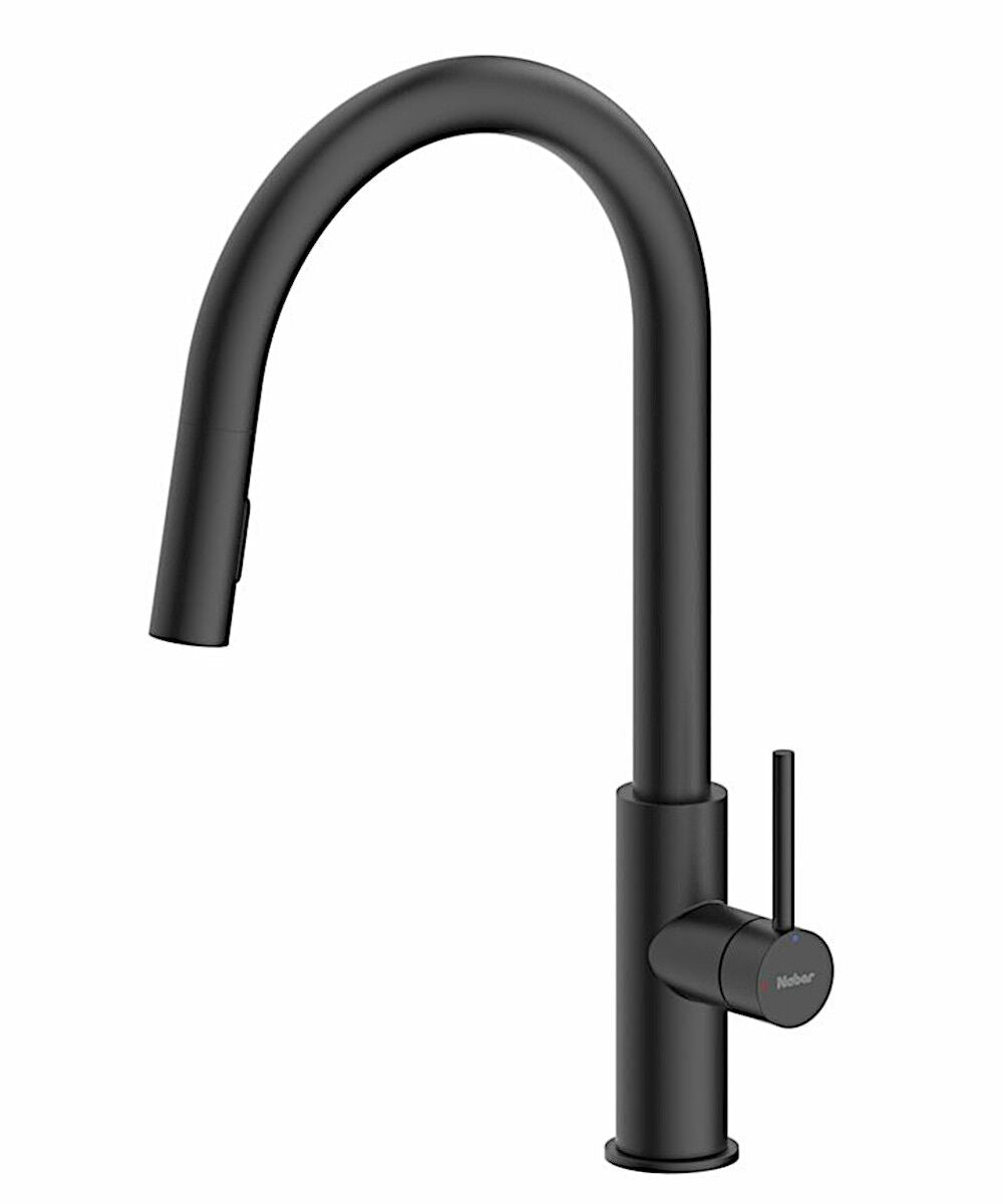 NABER Armatur NAMOR 6 mit schwenkbarem Brauseauslauf / Küchenarmatur / Einhebelmischer – Bild 5