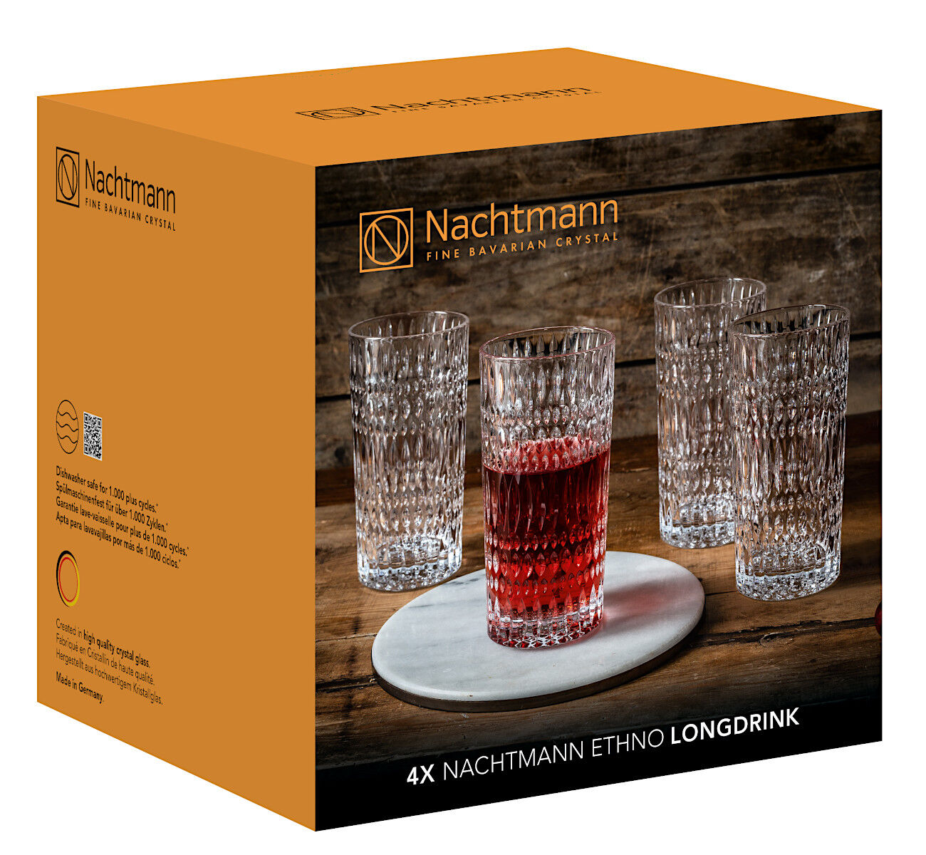 NACHTMANN 104250 ETHNO Longdrinkglas 4er Set – Bild 4